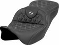 Asiento Roadsofa LS - Plata Para Harley-Davidson FLT 08-Up
