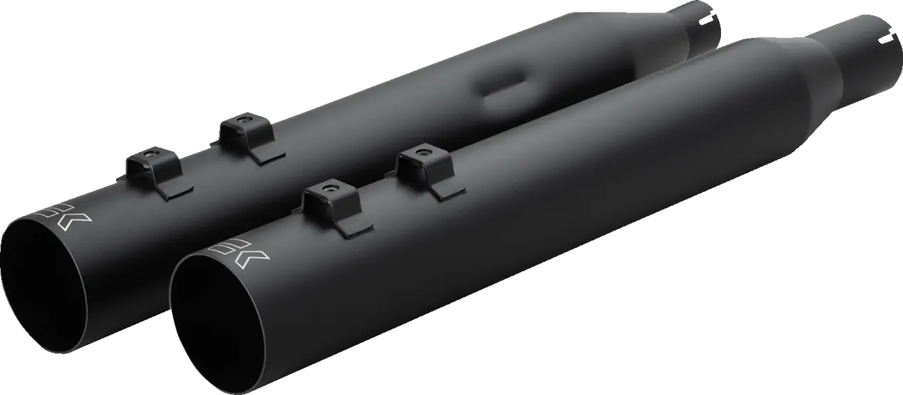 Silenciadores Hp-Plus® Slip-On Straight-Cut Negros Para Harley Davidson M8