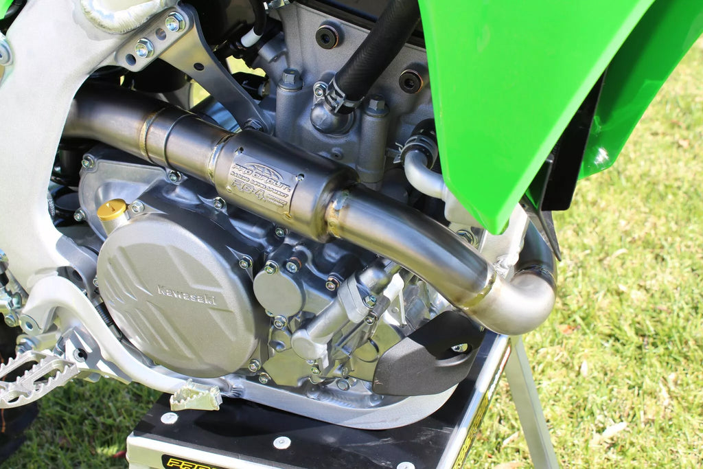 TI-6 Pro TIT/CF-Auspuff für Kawasaki KX250 '25-