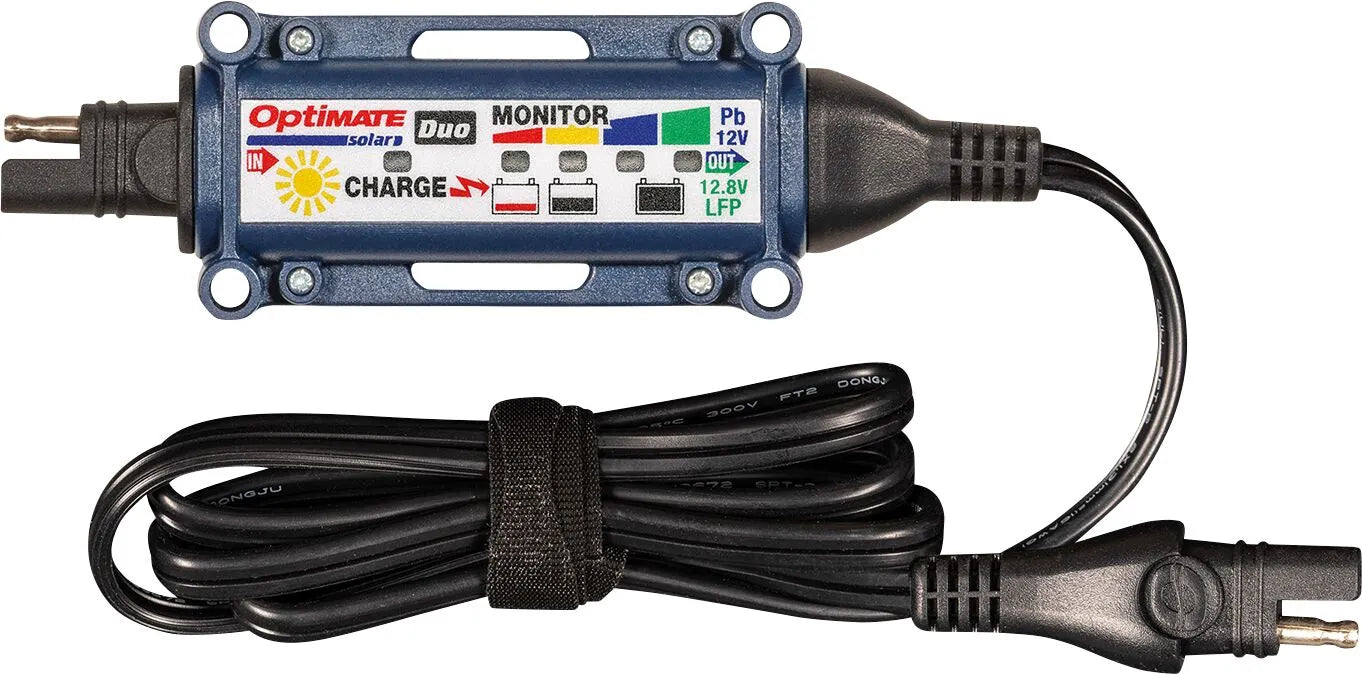 OptiMate™ Duo Solar Charge Controller Battery for Motorcycle