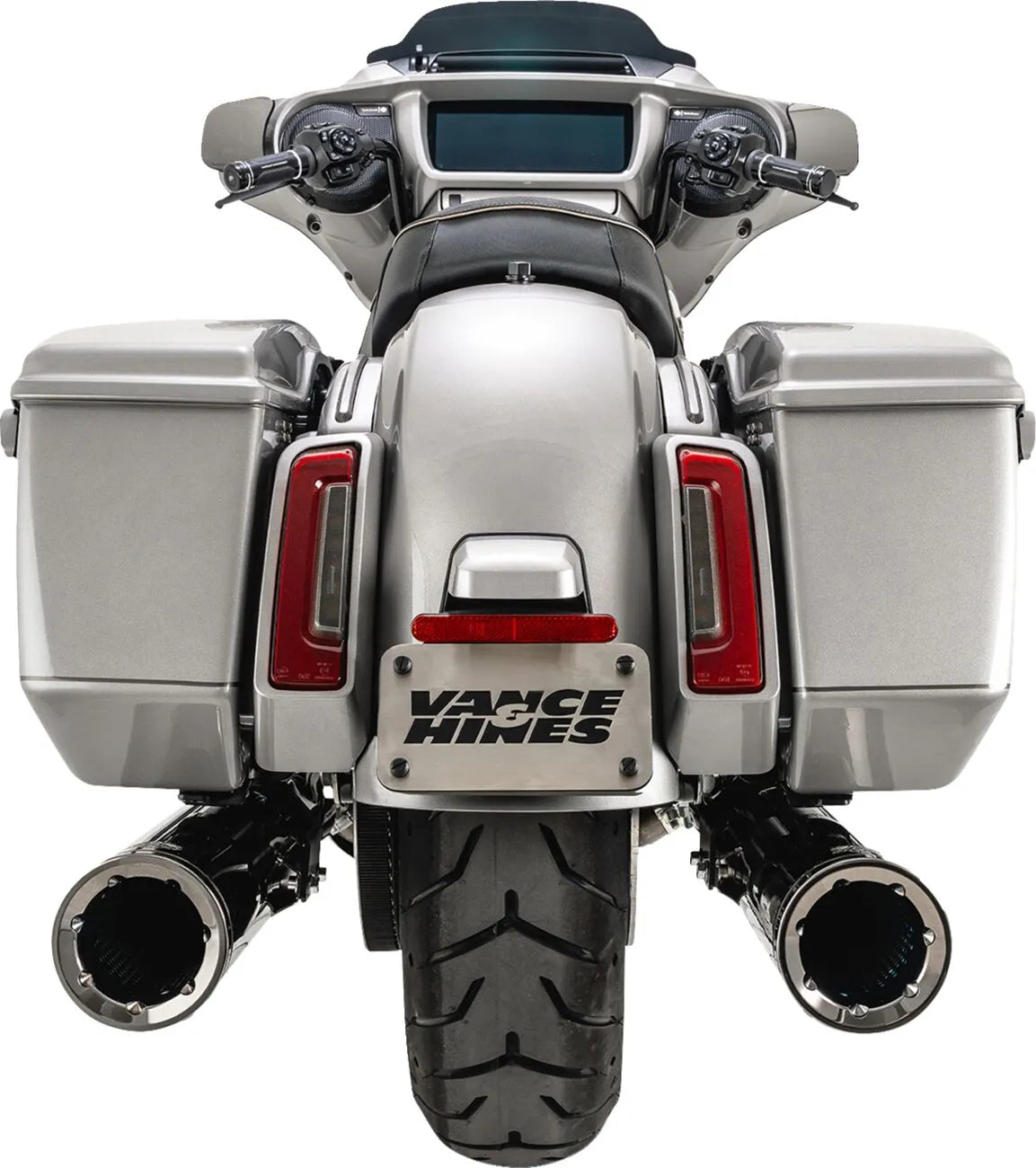 Chrome Hi-Output 4.5" Slip-On Mufflers for Harley Davidson