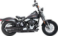 Silenciadores Slip-On Twin Slash 3" para Harley Davidson