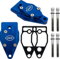 Kit De Respiradero De Culata Azul Billet Para Harley Davidson TC 99-17