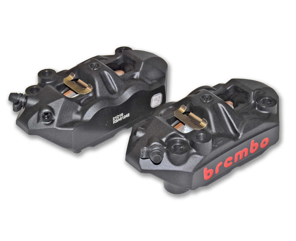 Juego de pinzas freno delanteras BREMBO M4 Radial 4 pistones Ø34mm