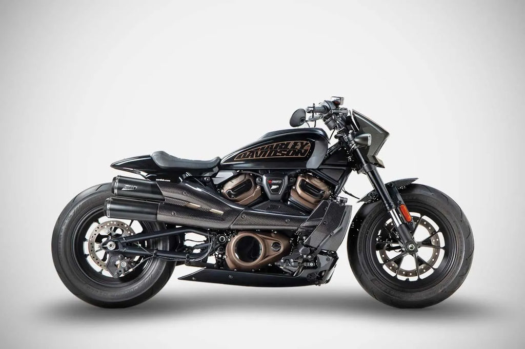 ZARD , Escape 2:2 SLIP-ON para Harley Davidson Sportster