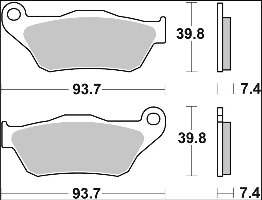GENUINE CARBON CERAMIC PRIME LINE BRAKE PAD CC CAR/CER FR