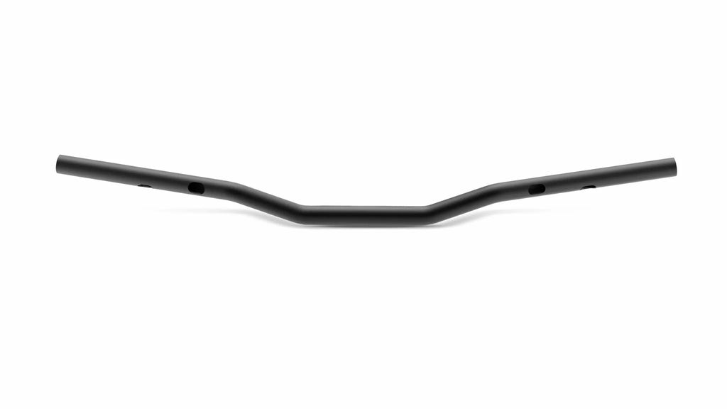 1" Mattschwarzer niedriger Sportlenker für Harley Davidson