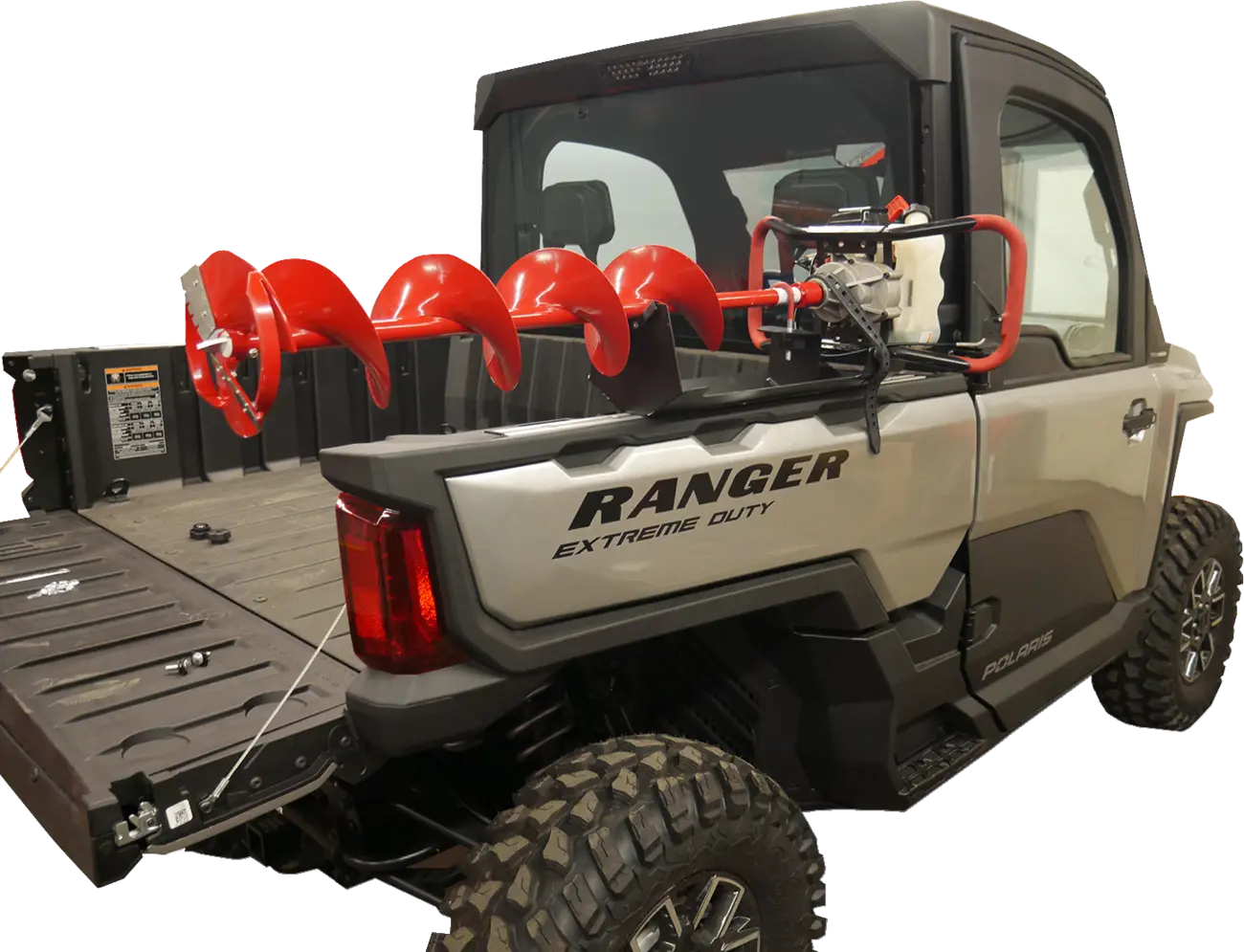 Ice auger mount for ATV/ UTV