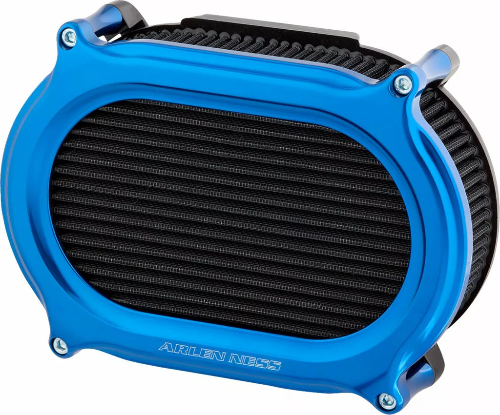 Stage II Oval Performance Blue Luftfilter-Kit für Harley Davidson