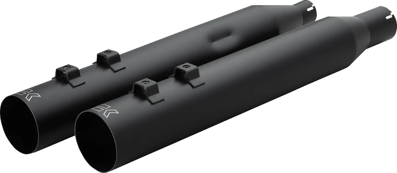 Silenciadores HP-Plus® Slip-On 4.0" Negros Para Harley Davidson M8