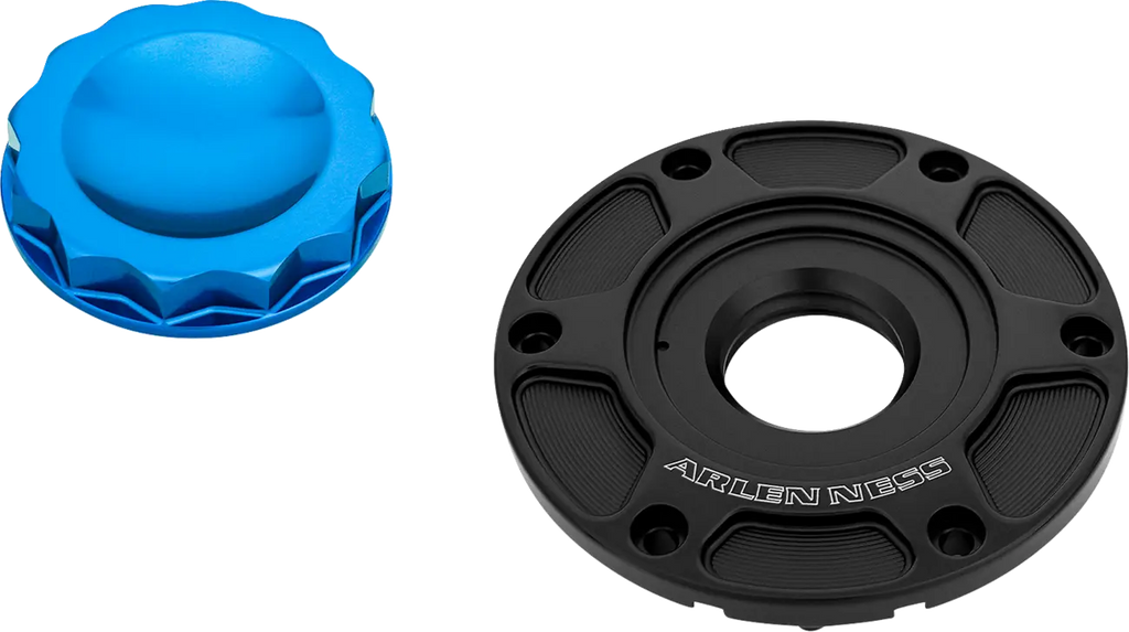 Blue 12-Point Fuel Cap for Harley Davidson FLT 24-Up