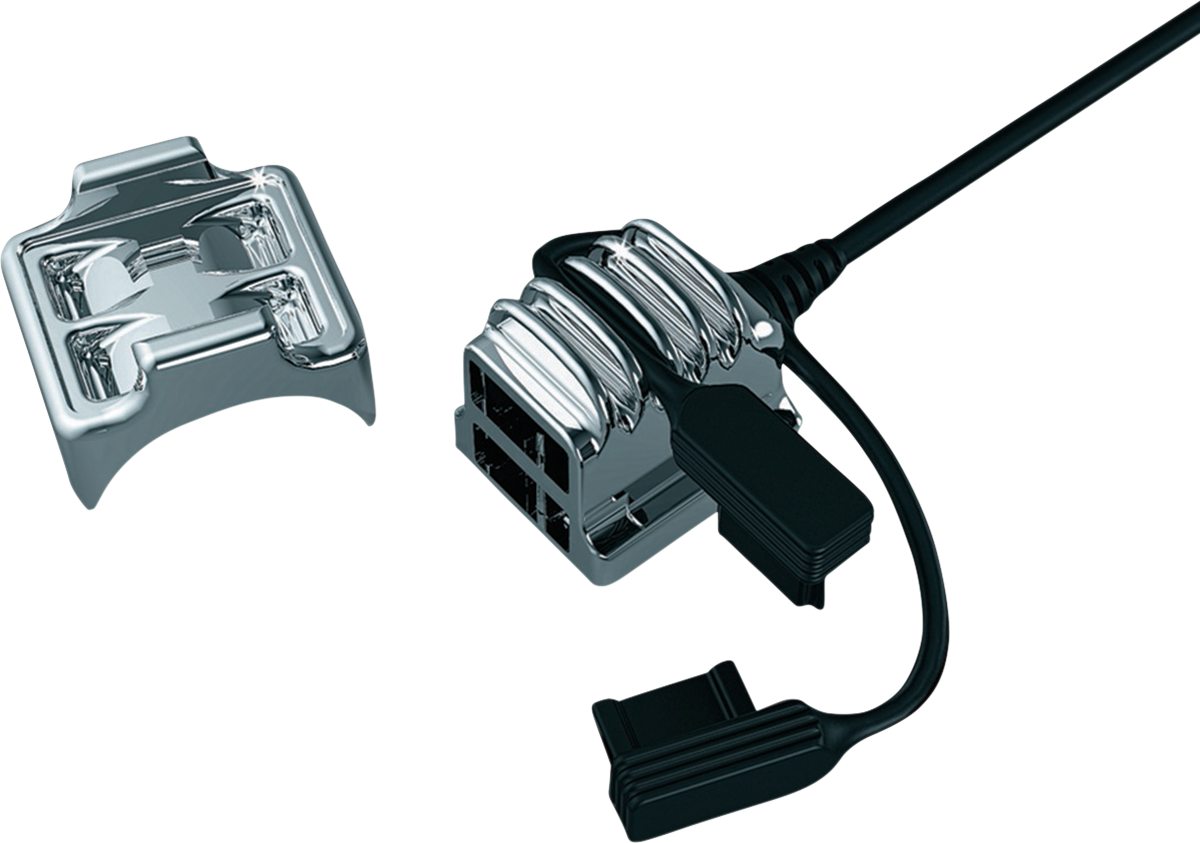 Kuryakyn 1688 Universal-USB-Stromversorgungsbuchse für Harley-Davidson