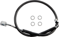 Black Vinyl Coated Stainless Steel Rear Brake Line for Harley Davidson