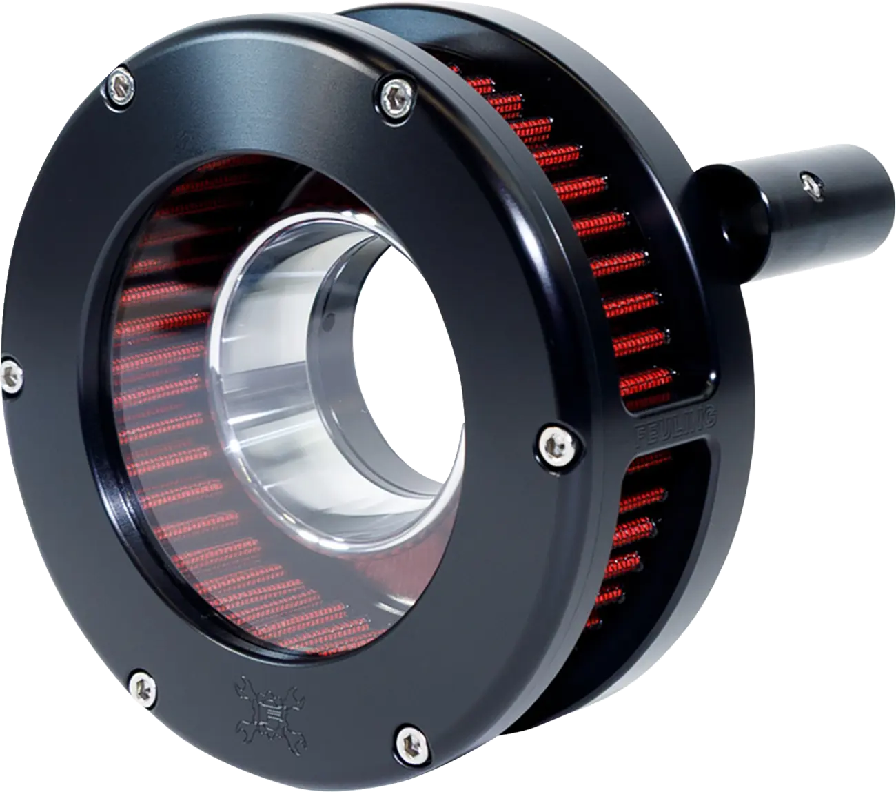 Kit de filtro de aire Slim BA AIR CLEANER BA - BT 93-99 - SLIM CLEAR - BLACK/RED