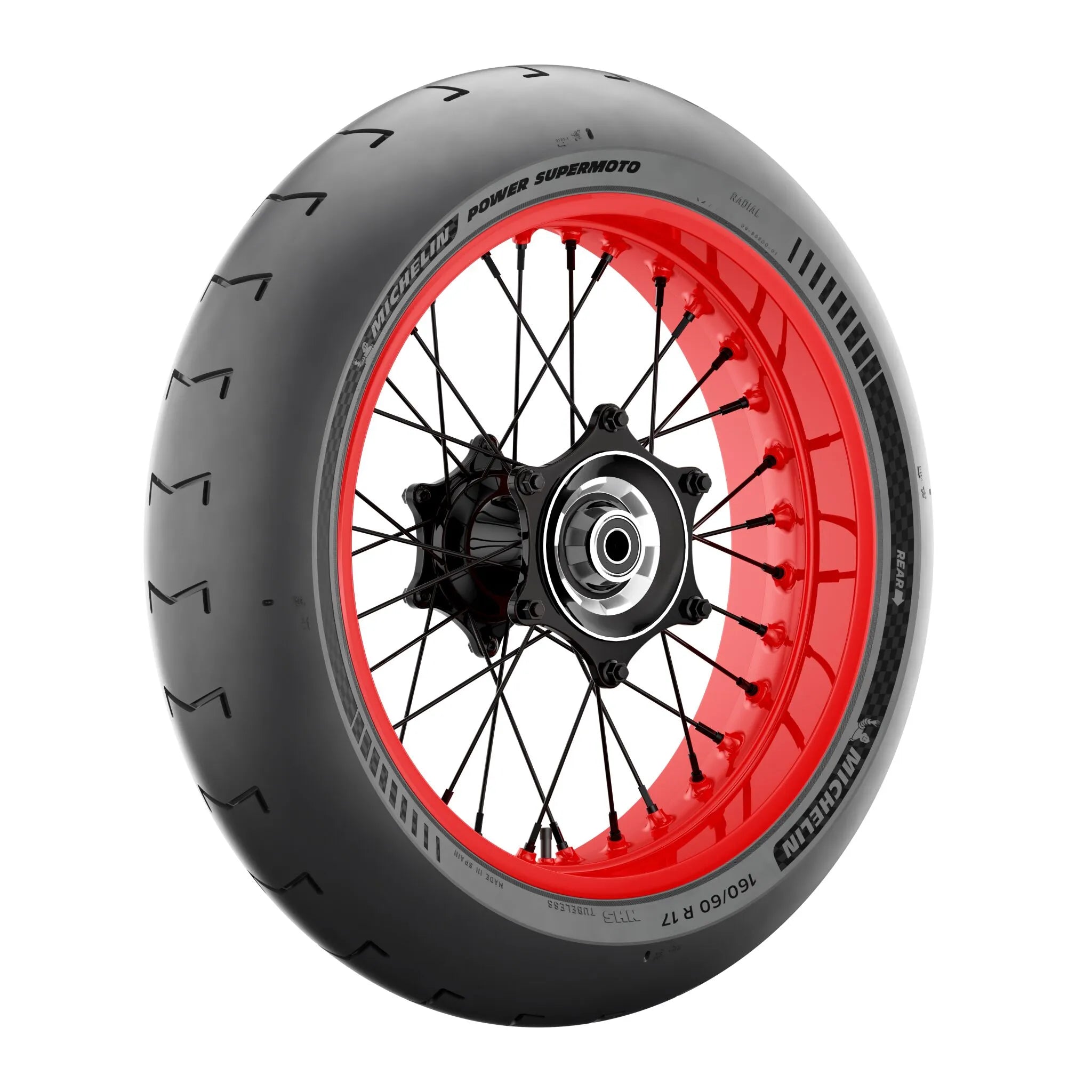 Rear tire Power Supermoto 160/60 R 17 M/C Medium