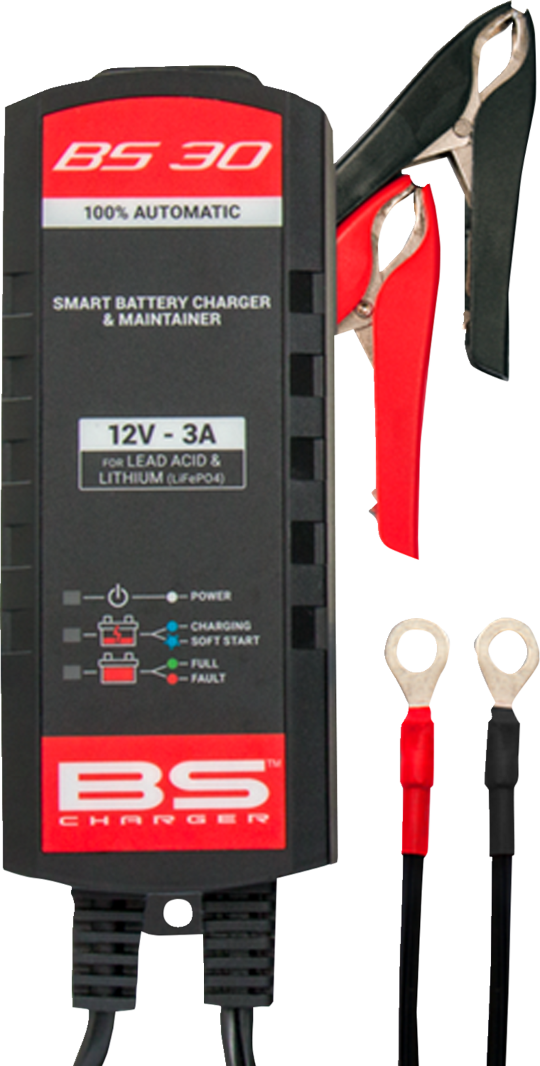 Cargador y Mantenedor De Batería SMART BS30 12V 3A