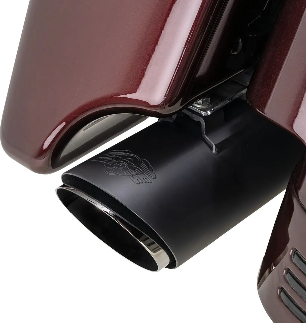 Slip-On Twin Slash Auspuff für Harley Davidson Touring