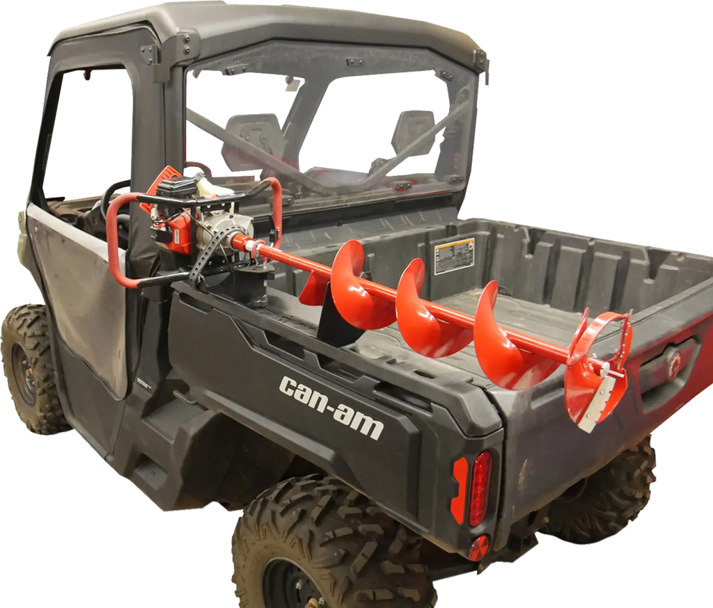 Ice auger mount for ATV/ UTV