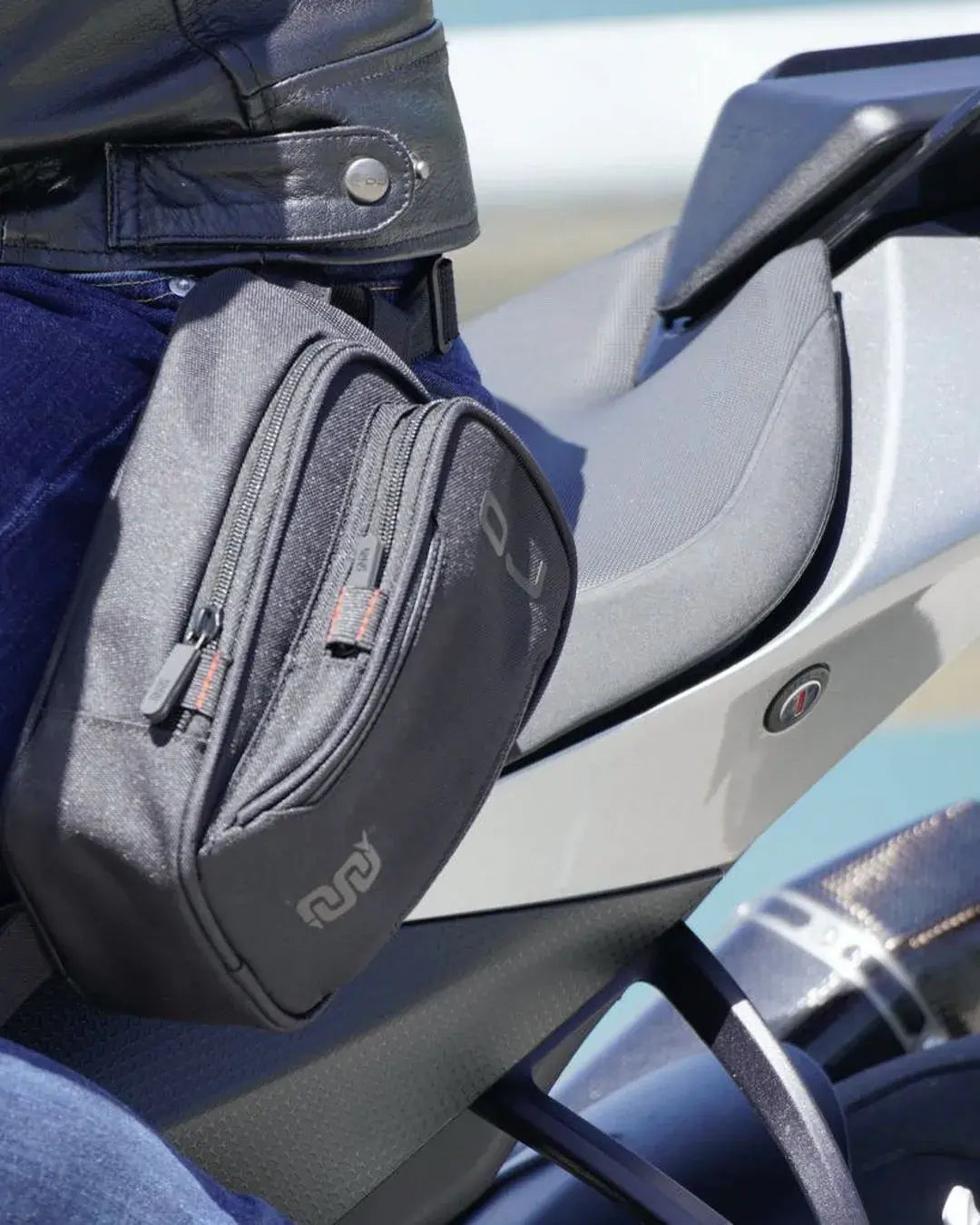 Bolsa de pierna City Track (1,5 litros) para moto