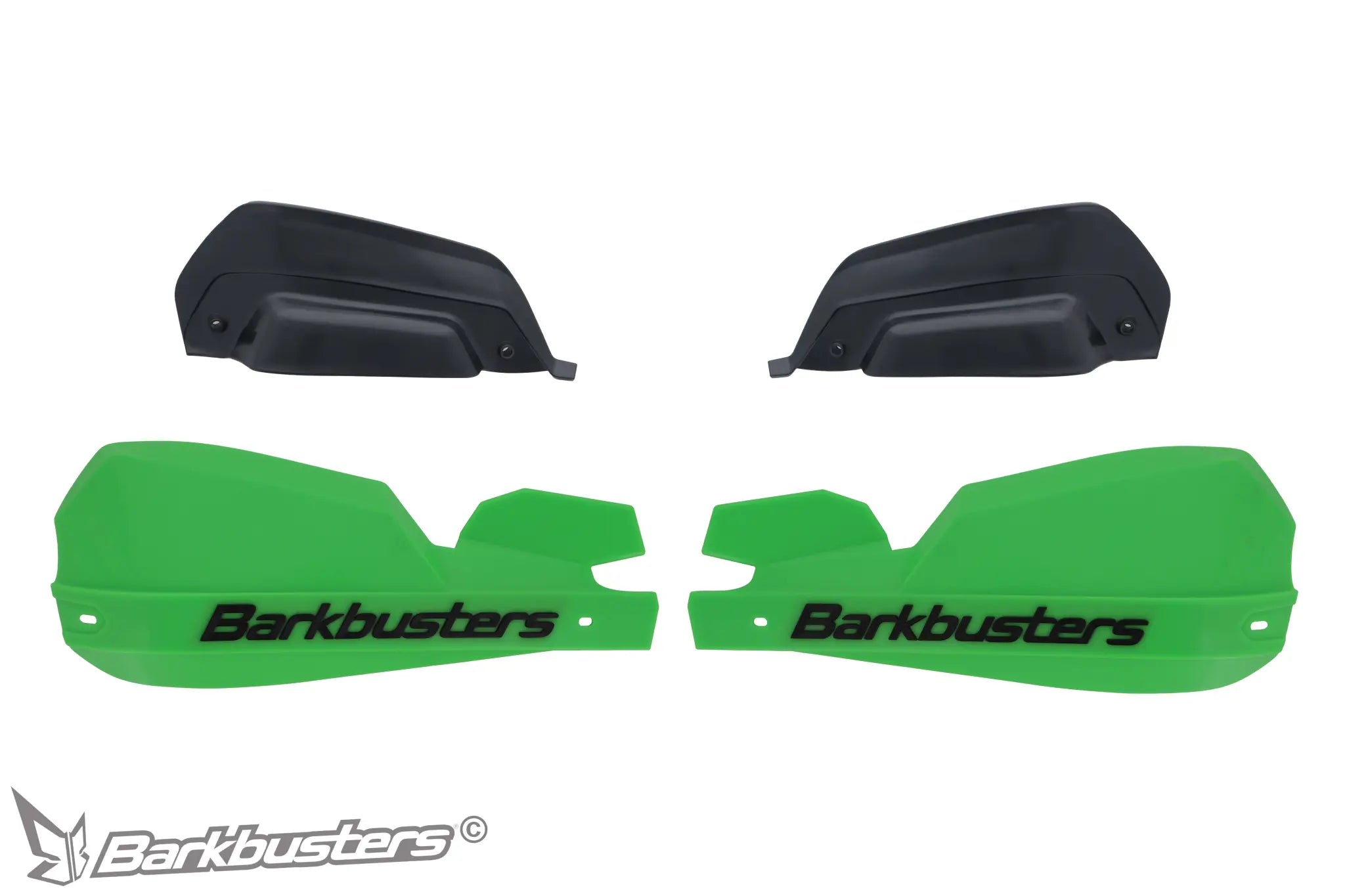 VPS green motorcycle handguards