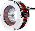 Kit de filtro de aire Slim BA AIR CLEANER BA - TC 99-17 - SLIM CLEAR - CHROME/RED