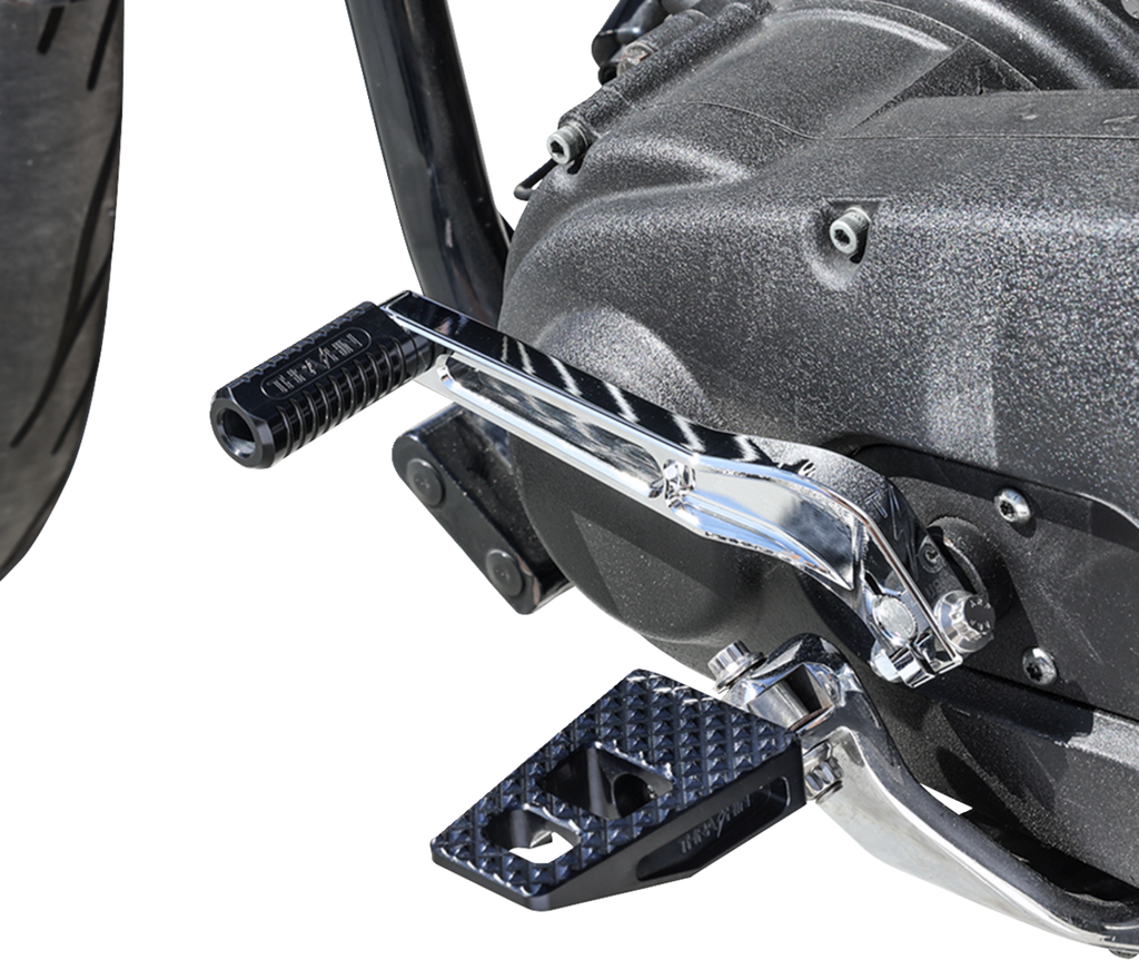 Schwarze Billet Speedway-Schaltrasten für Harley-Davidson