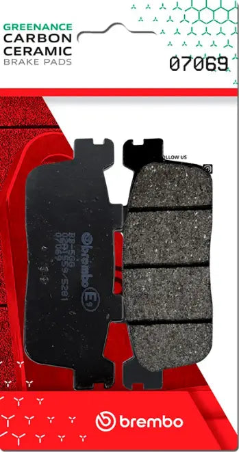 BREMSBELAG GENUINE CARBON CERAMIC PRIME LINE Freno PAD CC CAR/CER RR