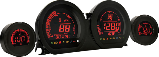 Kit quattro Schermo LCD a otto colori HD-03 per Harley Davidson