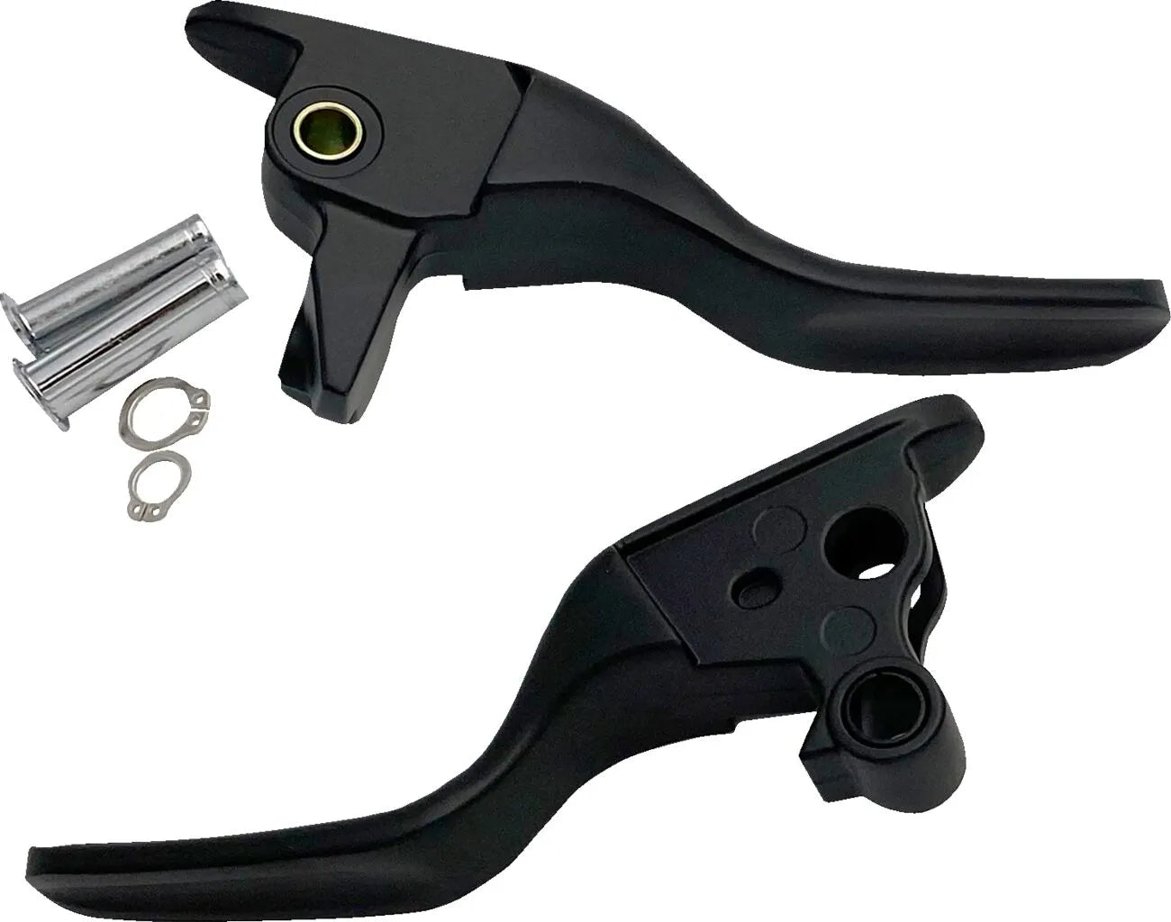 Juego de manetas cortas negras para Harley Davidson 08-13 Touring