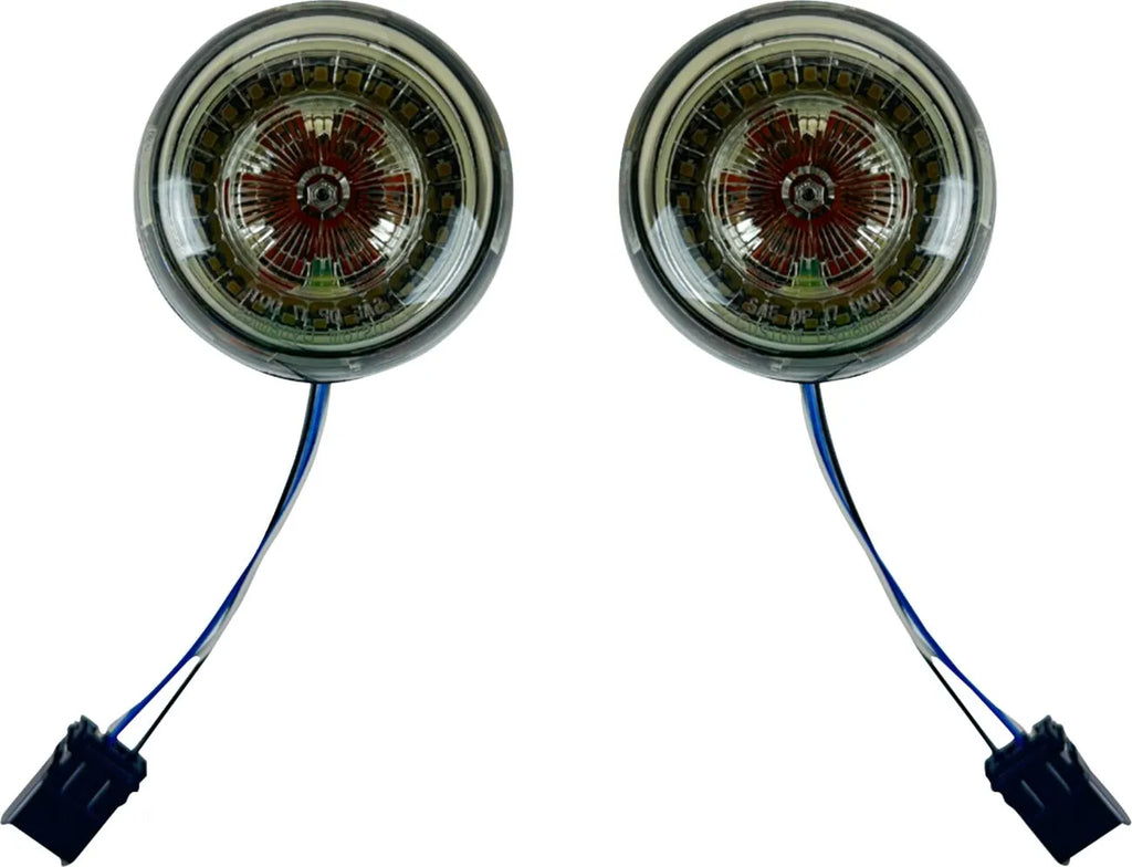 Probeam LED-Blinker getönte Frontlinse für Harley Davidson