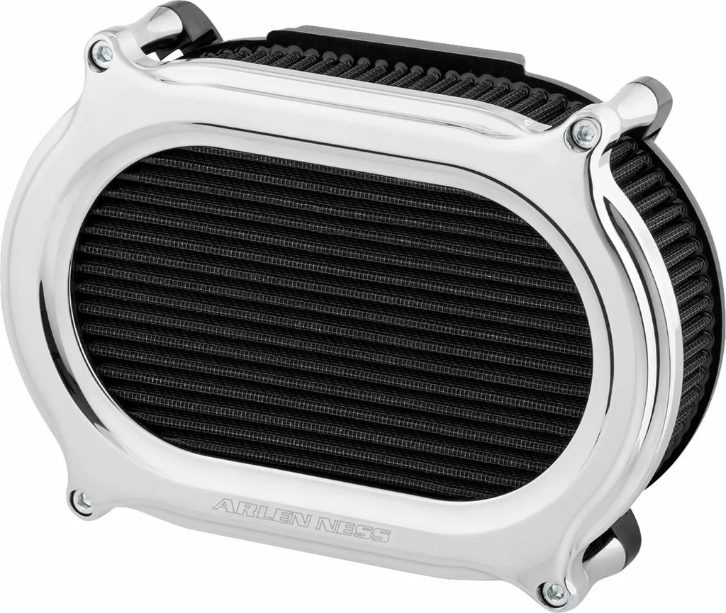 Stage II Oval Performance Chrome Air Filter Kit for Harley Davidson