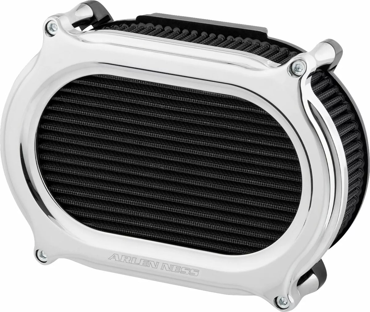 Stage II Oval Performance Chrome Air Filter Kit for Harley Davidson