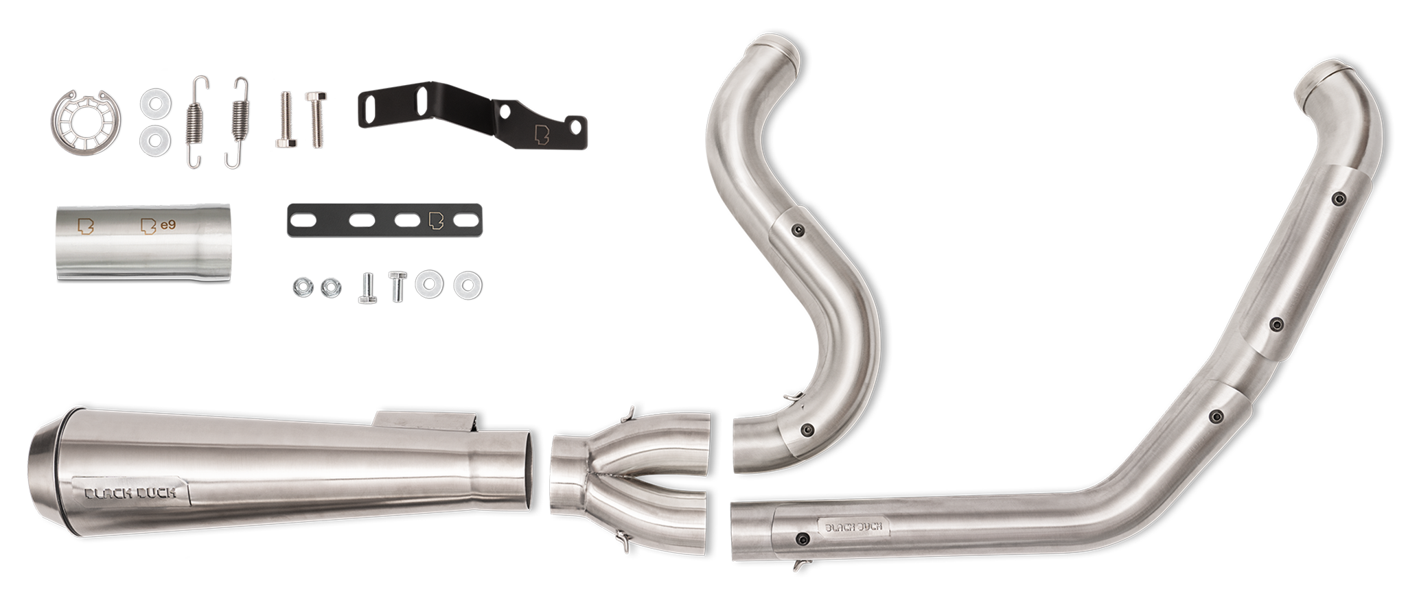 Escapes Black Duck 2 En 1 Pulido Para Harley Davidson