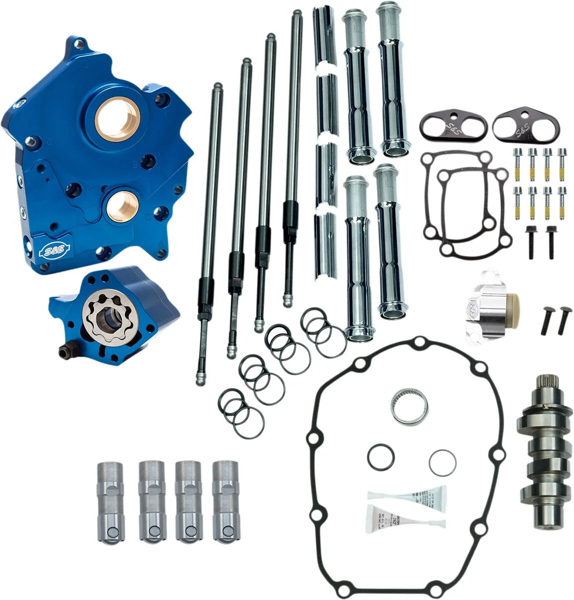 Kit distribución S&S 310-1004B árbol levas 475C para Harley-Davidson M8