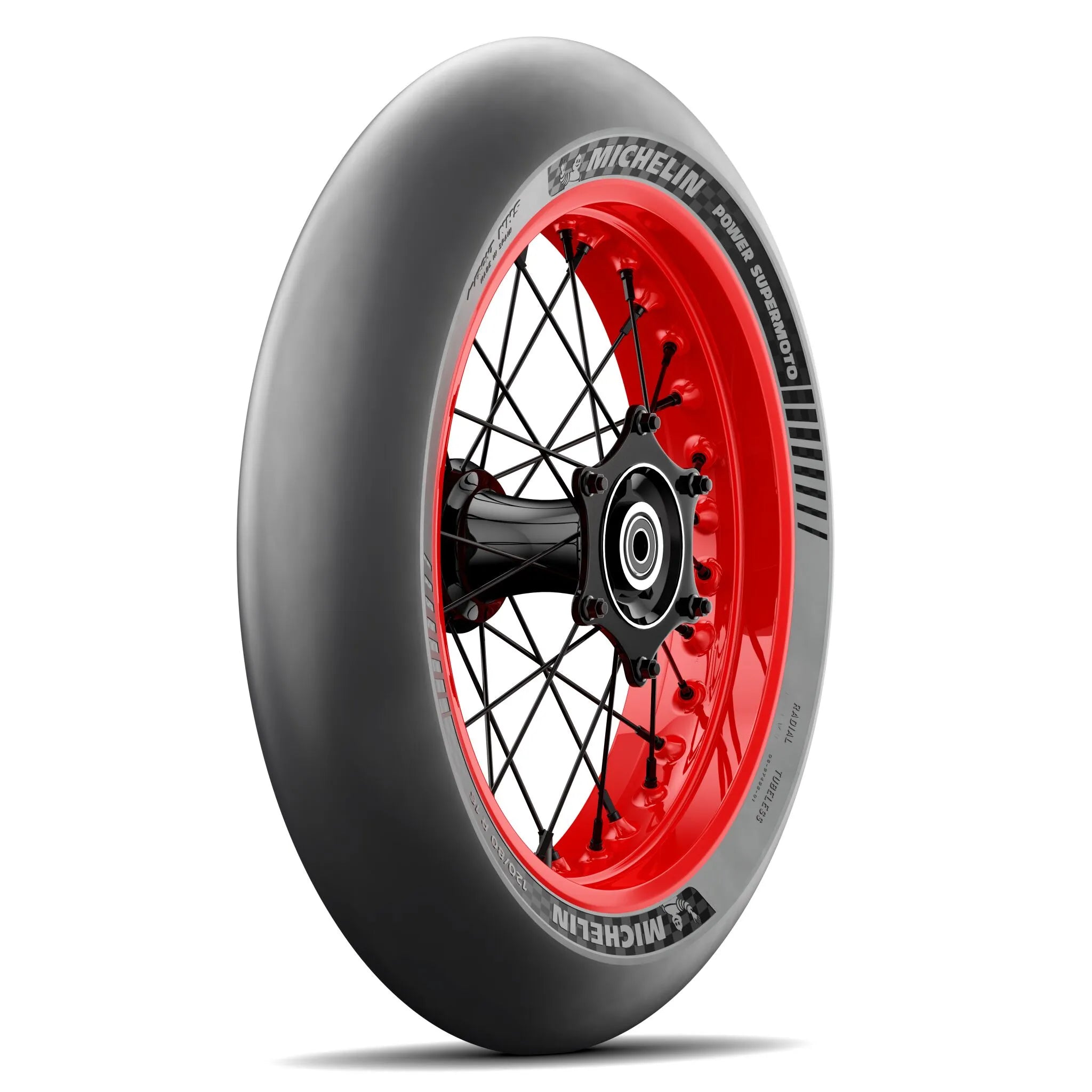 Front Tire Power Supermoto 120/75 R 16.5 M/C Medium