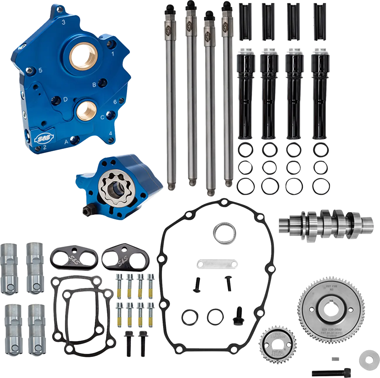 Kit de árbol de levas para M8 CAM CHEST Kit BLK PUSH TUBES