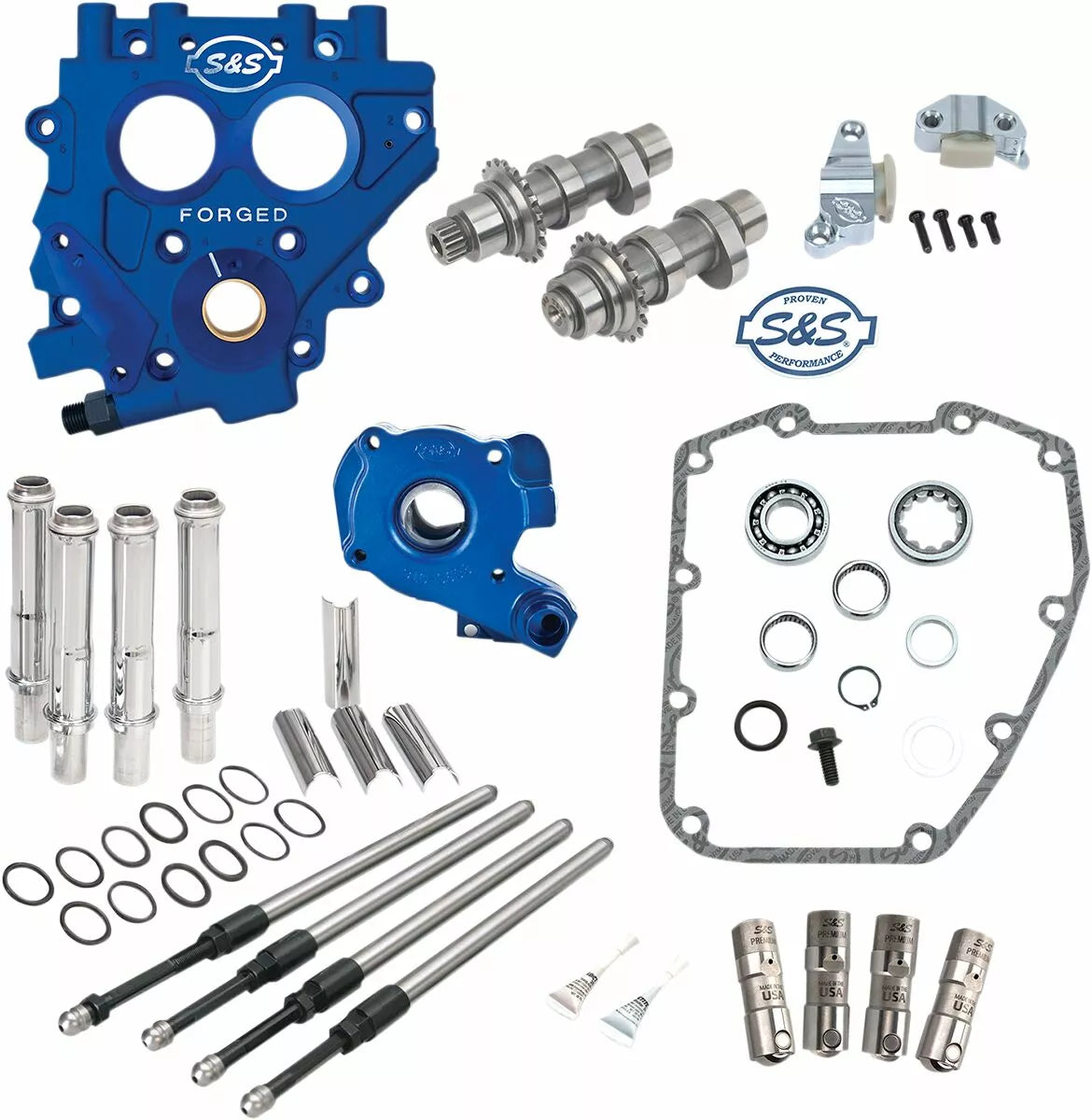 S&S 330-0541 Chain Drive Cam Chest Kit For Harley-Davidson