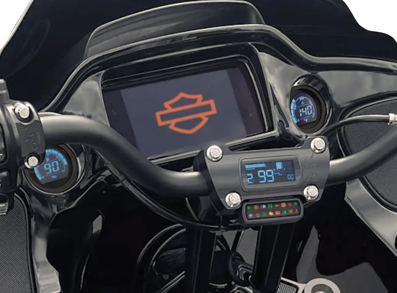 Kit De Indicadores D2 Para Harley Davidson FLH 2014-2023