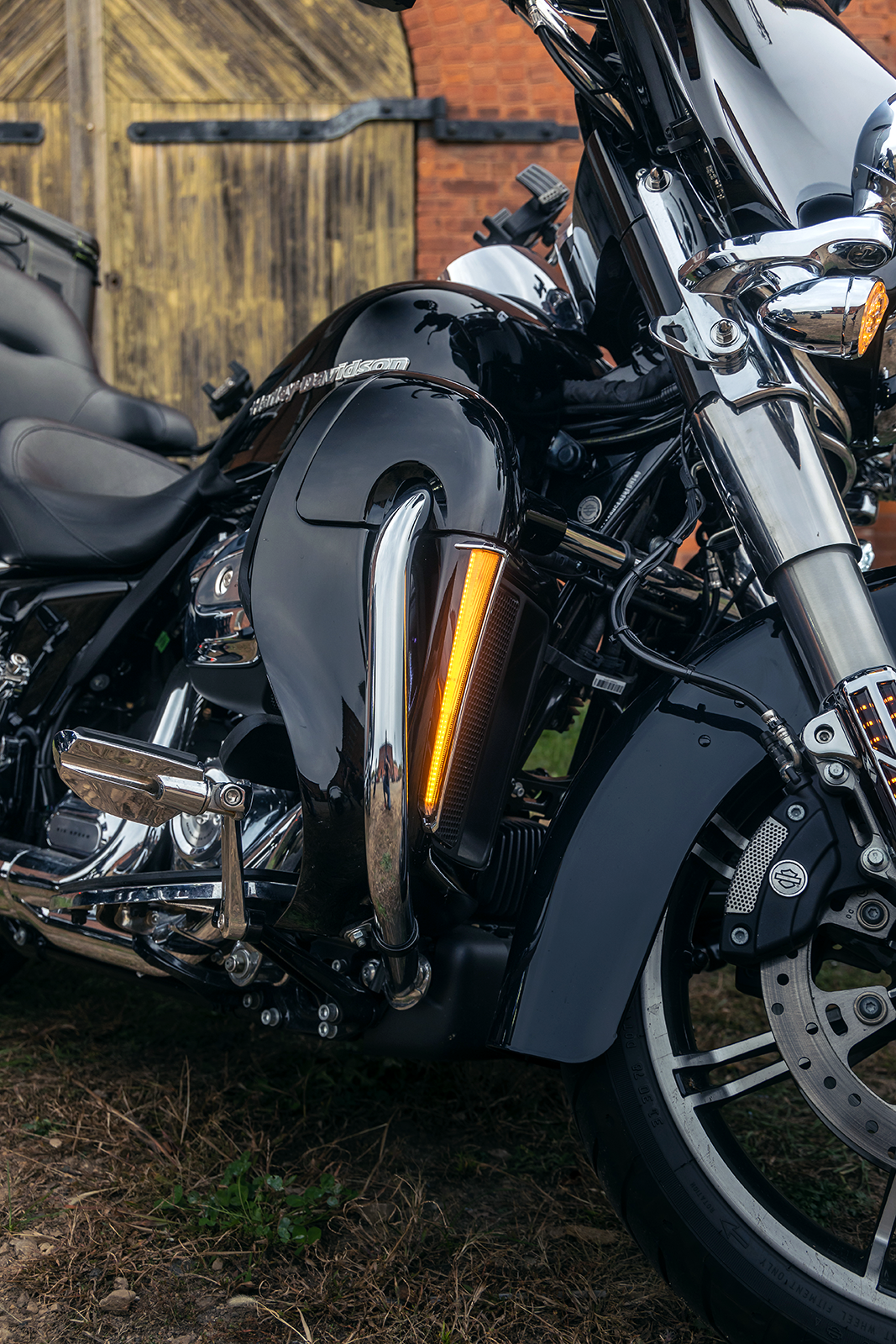 Fang® Lights for Lower Carenado Chrome pour Harley Davidson