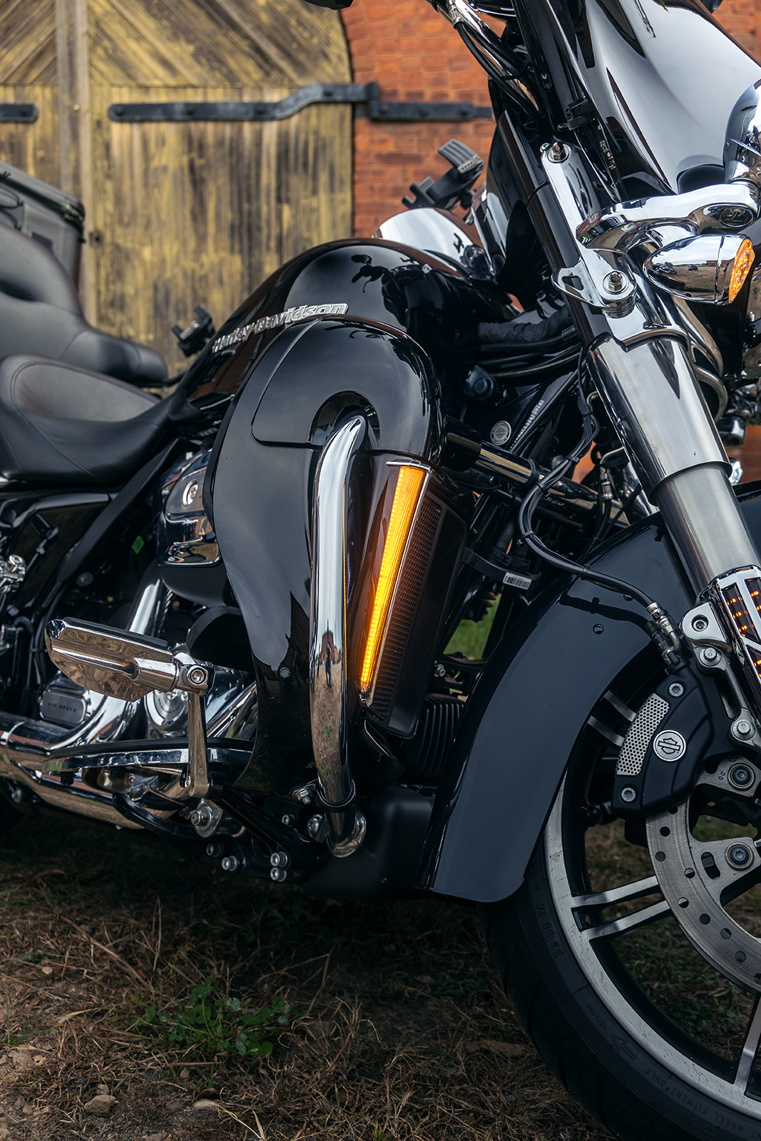 Fang® Lights for Lower Carenado Chrome for Harley Davidson