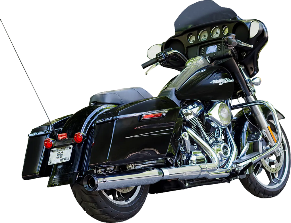 Silenciador Swindler 2:1 Cromado 4" Para Harley Davidson M8 Touring