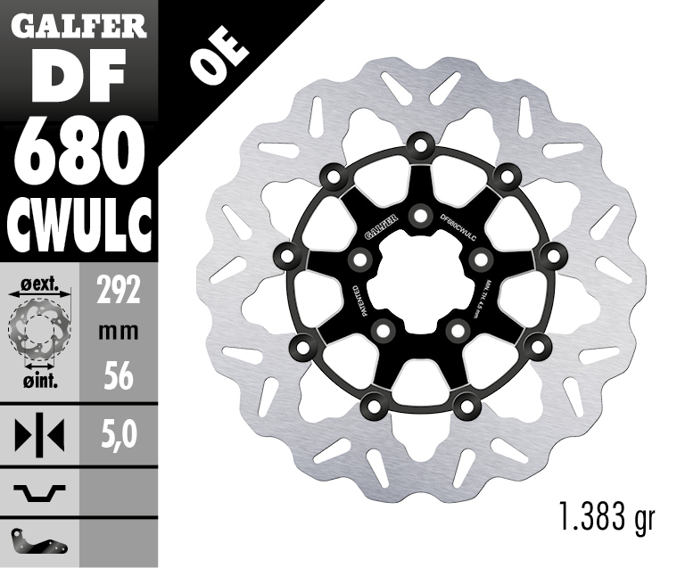 Wave® Front Brake Rotors for Harley-Davidson