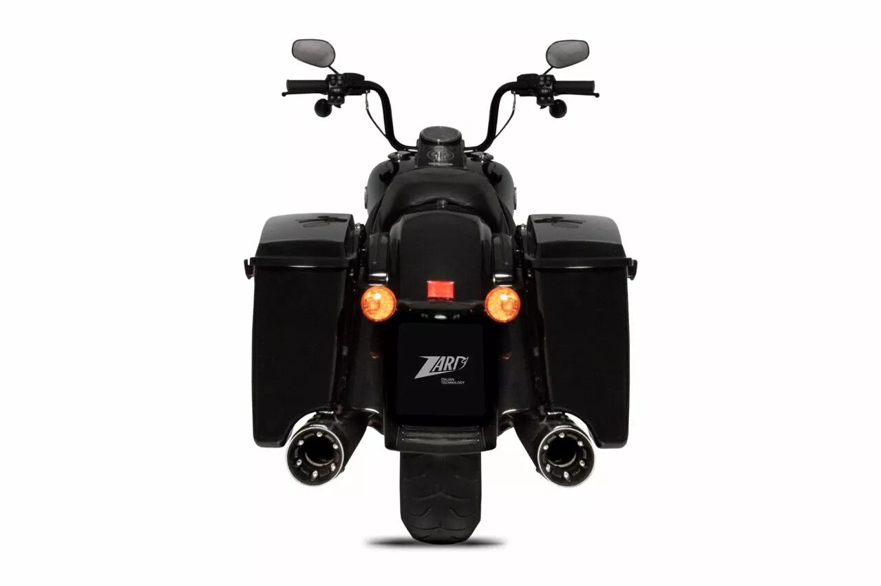 Silenciadores Slip-On Para Harley Davidson Touring E4 Pulido Espejo 17-20