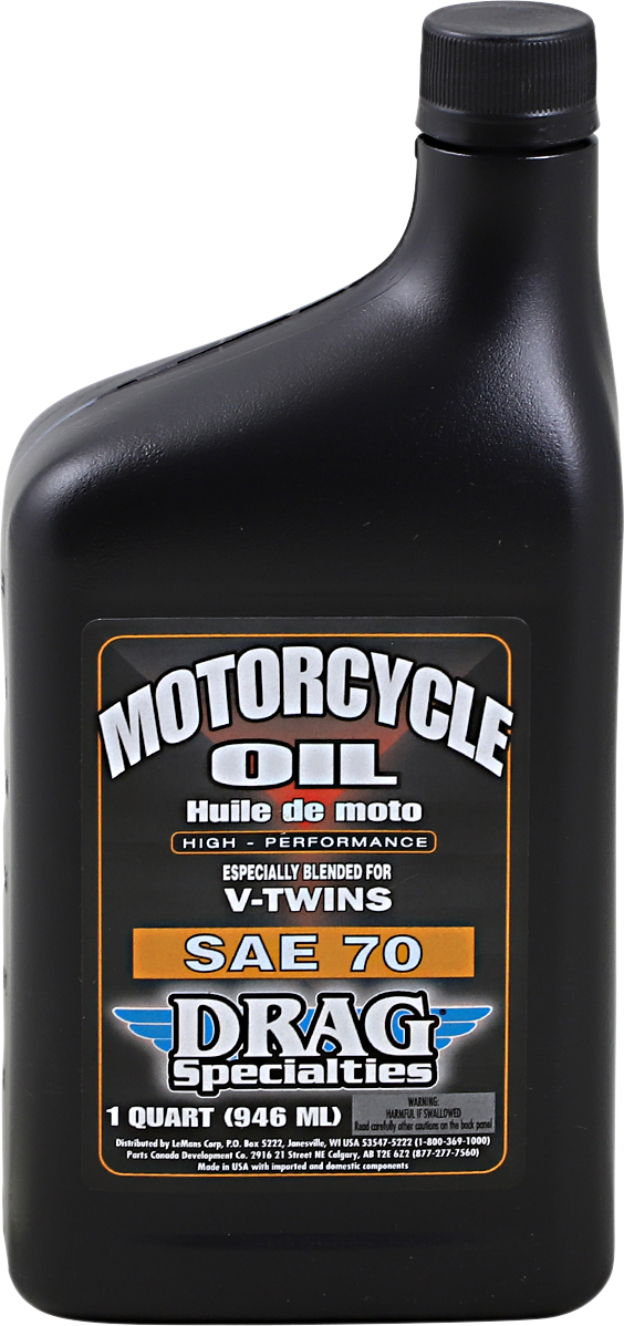 Aceite De Motor Mineral Para Harley-Davidson SAE 70 Drag Specialties