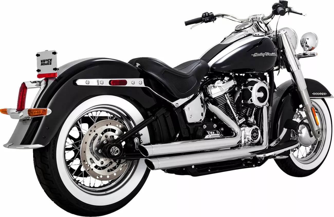 Escape Vance Hines Big Shots Cromado Para Harley-Davidson Softail M8