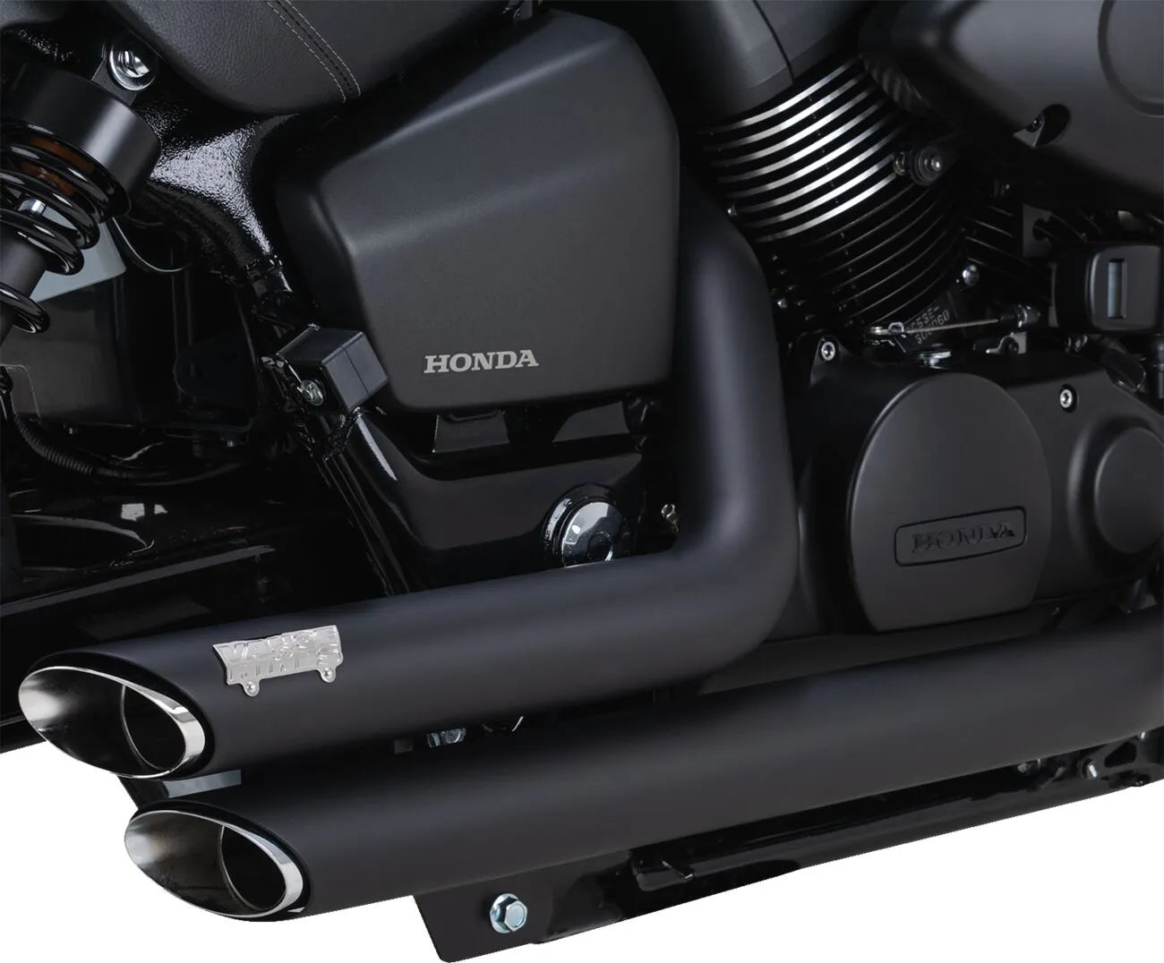 Sistema de escape Shortshots Staggered para Honda Shadow