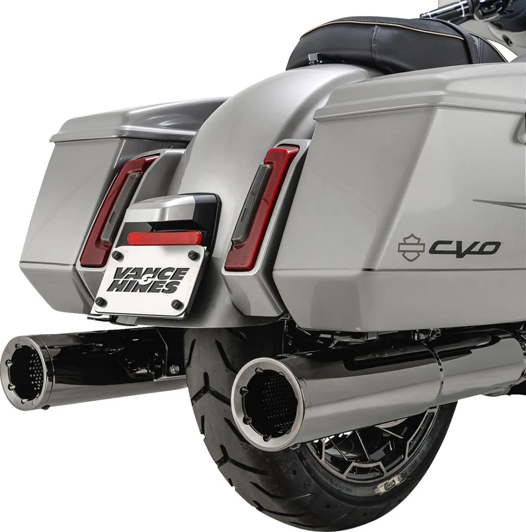 Chrome Hi-Output 4.5" Slip-On Mufflers for Harley Davidson