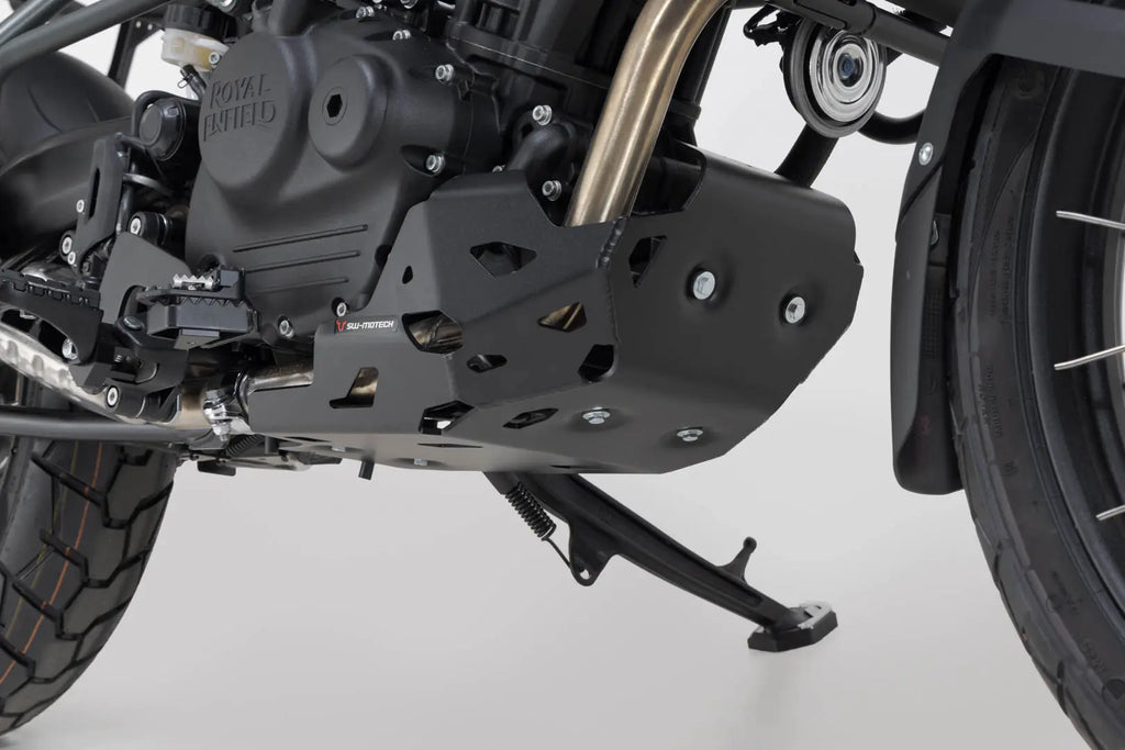 Defensa de motor negra para Royal Enfield