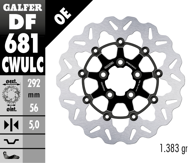 Wave® Rear Brake Rotors for Harley-Davidson
