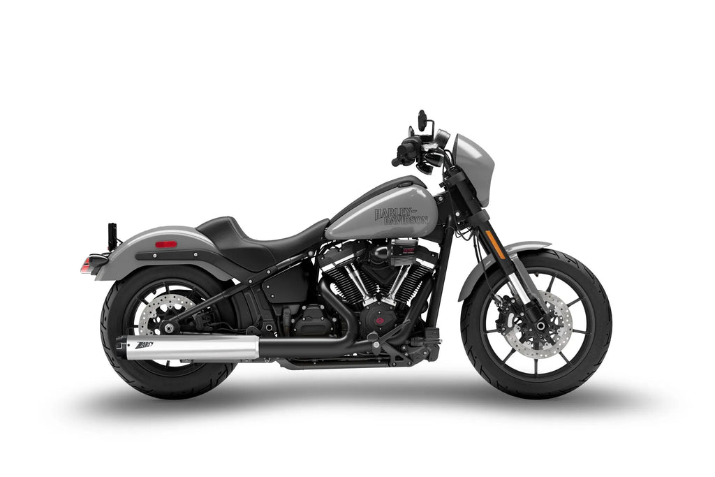 Silenciadores Slip-On 4,5 Pulgadas Cromados Para Harley Davidson-Softail